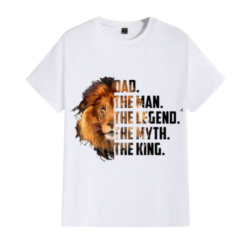 DAD man legend myth king men’s t-shirt  image 2