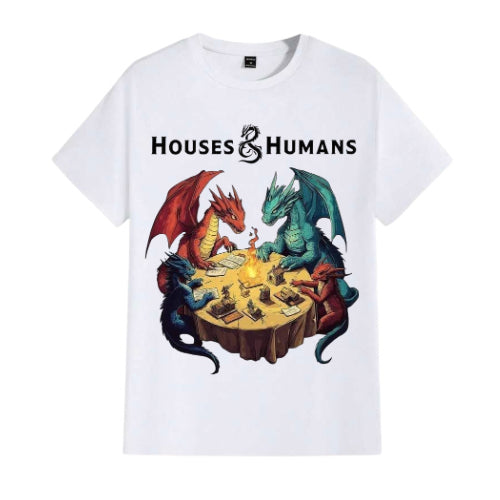 Houses & humans dragons men’s T-shirts  image 2