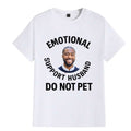 emotional support husband do not pet men's personalised t-shirt image 0