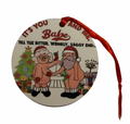 It’s you and me babe Christmas mdf wooden Christmas ornament