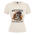 v-neck t-shirt  - mom's coffee because adulting is hard image 0
