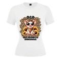 V-neck ladies t-shirt  -  O.C.D old cranky and dangerous image 0