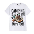 Camping is my happy place men’s t-shirts image 0