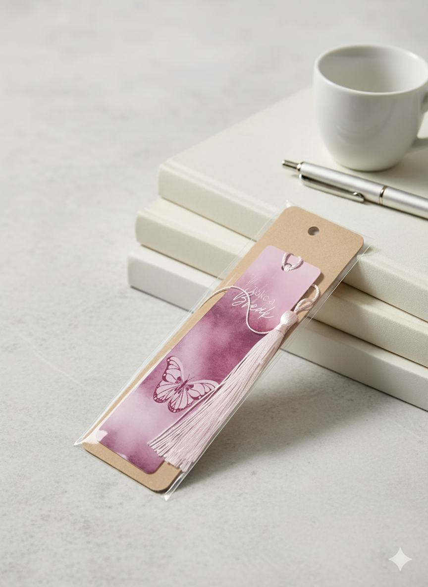 Aluminium bookmark - butterfly  image 0