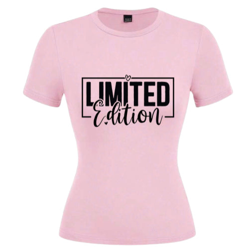 Limited edition ladies slim fit round neck t-shirts  image 0