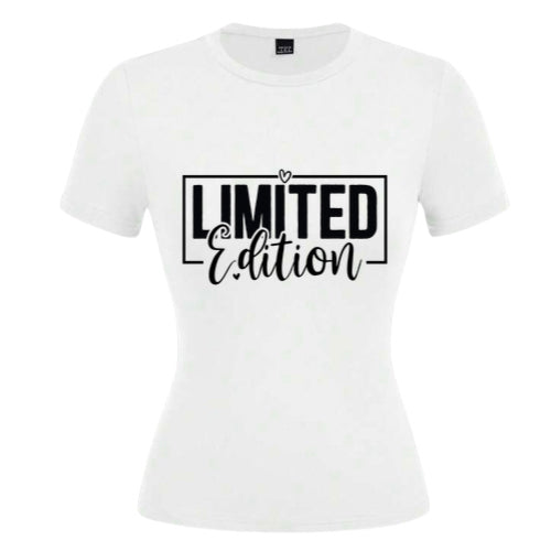 Limited edition ladies slim fit round neck t-shirts  image 1