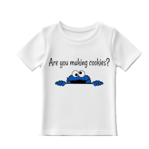 Baby T-shirt - Are you making cookies  image 0