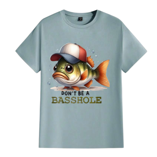 Don't be a basshole men's t-shirts image 1