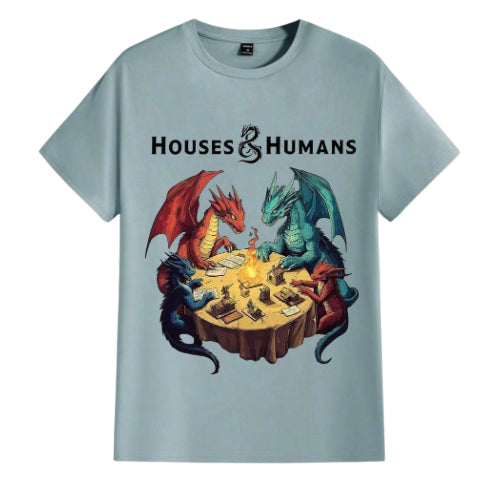 Houses & humans dragons men’s T-shirts  image 0
