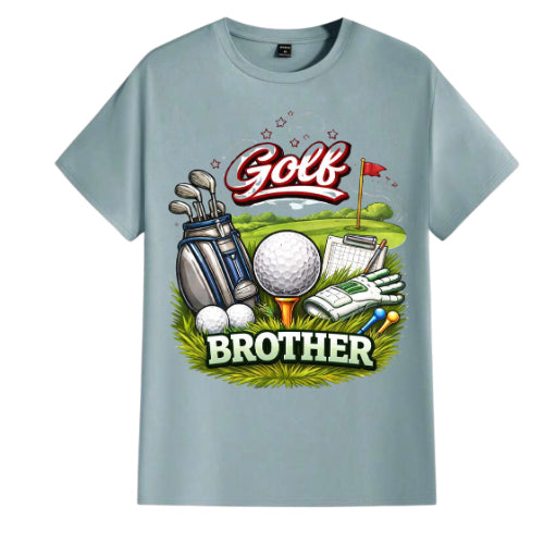 Mens Golfing family t-shirts  image 2