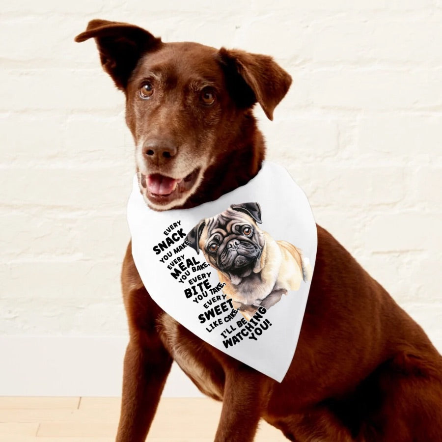 Dog bandana - I’ll be watching you! image 0