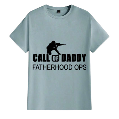 Call of daddy fatherhood op men’s T-shirts  image 0