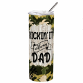 kicking it with dad stainless steel 20oz tumbler image 0