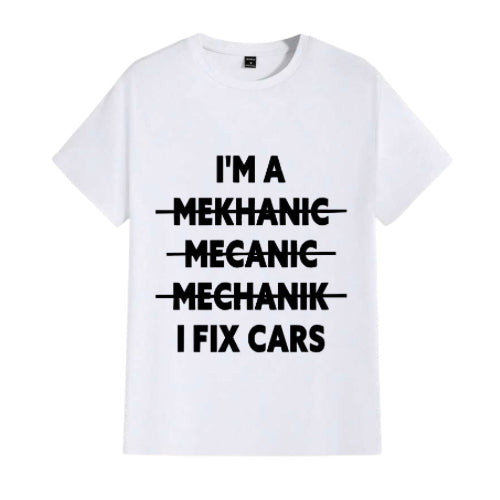 I’m a… I fix cars men’s T-shirts  image 0