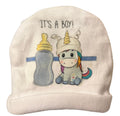 Baby fleece hat it’s a boy