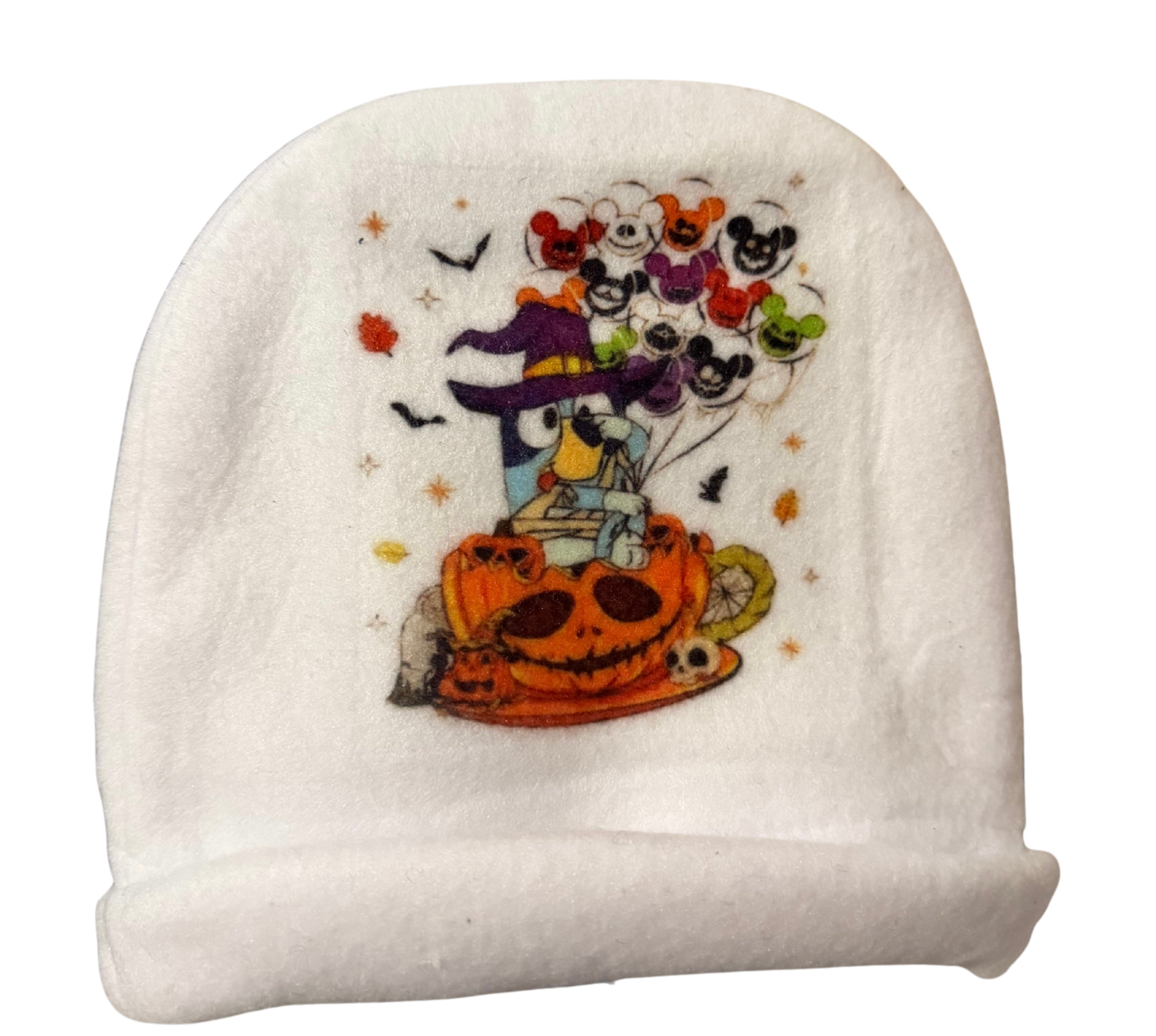 Baby Bluey Halloween fleece hat