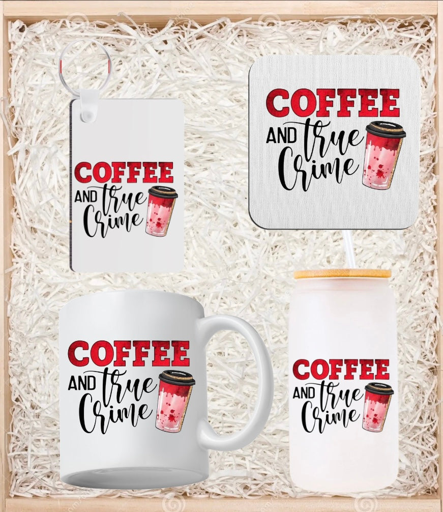 Coffee and true crime gift set
