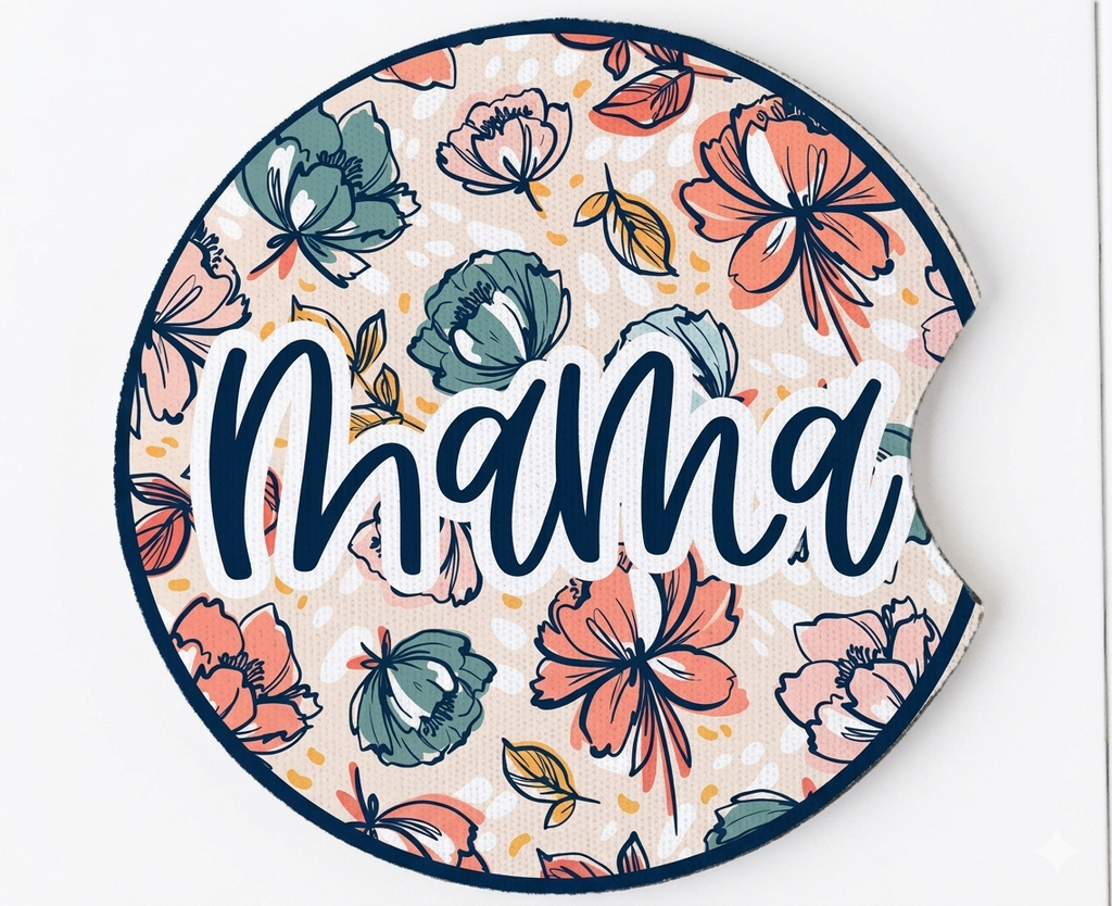 Car coasters - mama