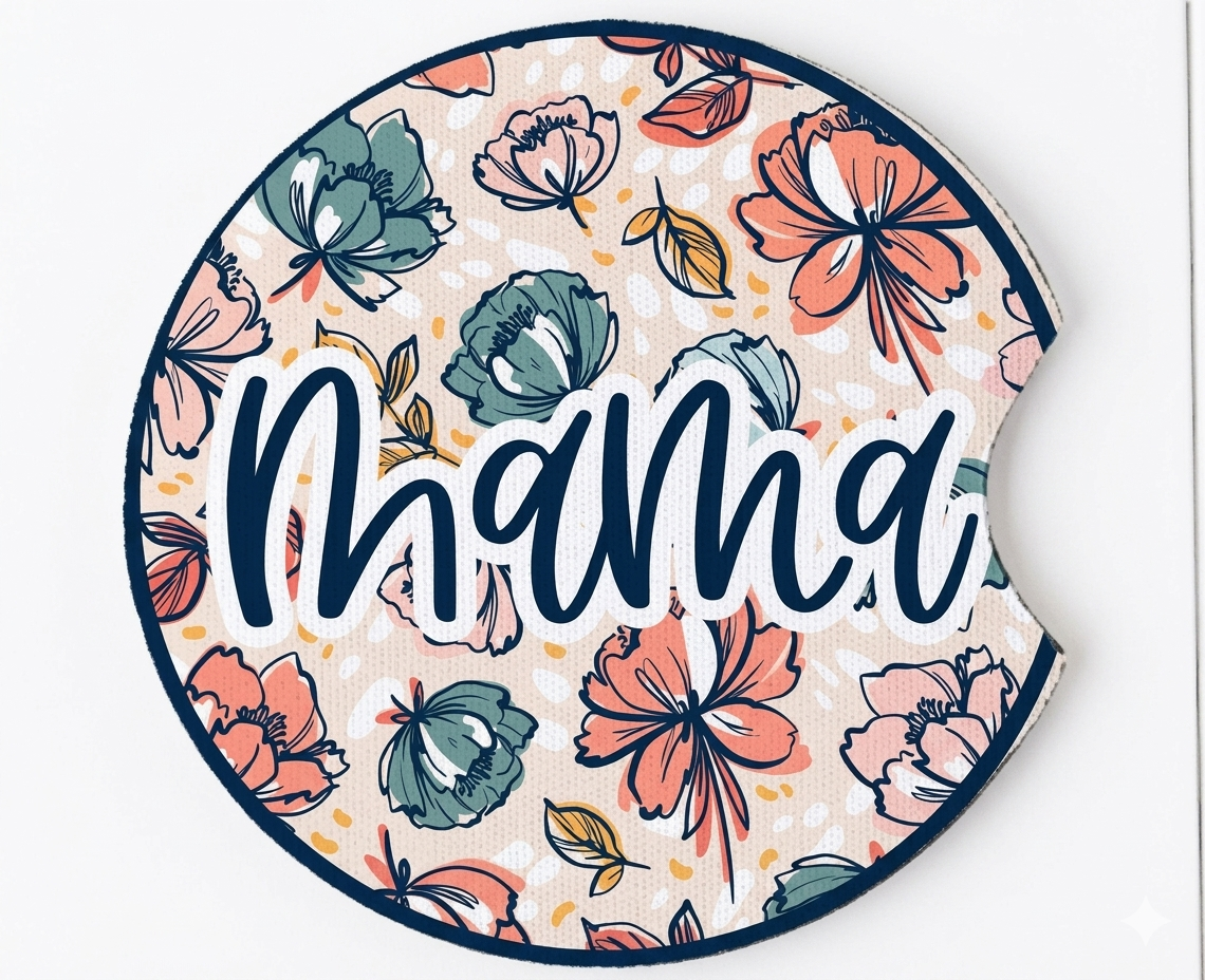 Car coasters - mama