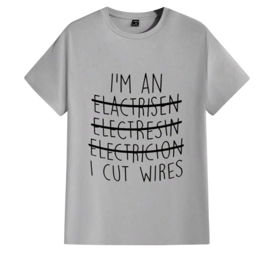 I’m a I cut wires men’s t-shirt  image 0