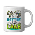 Life is better at the lake ceramic mug image 0