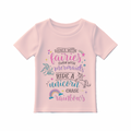 baby t-shirt  - fairies and unicorns image 0
