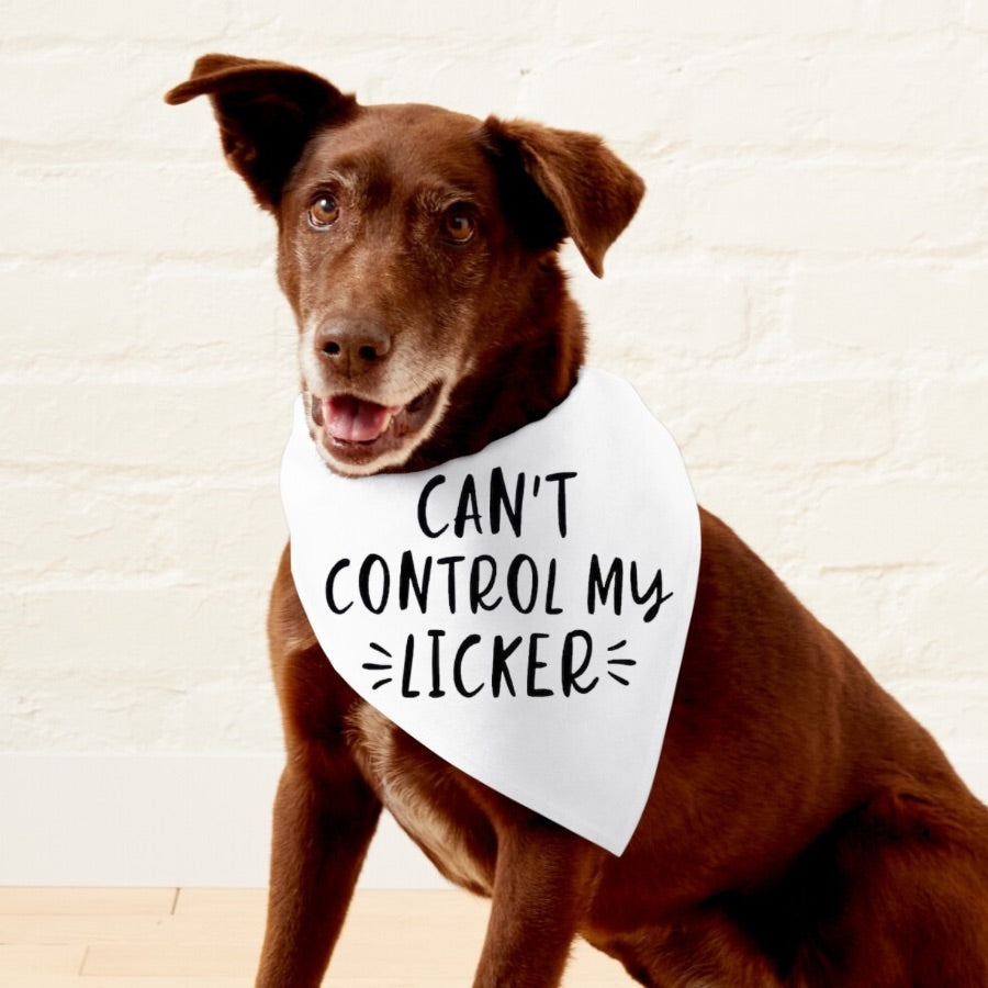 Dog bandana - can’t control my licker image 0