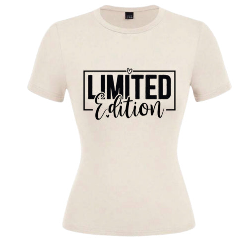 Limited edition ladies slim fit round neck t-shirts  image 2