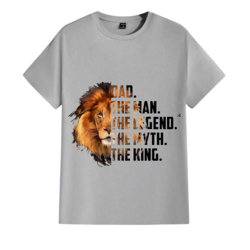 DAD man legend myth king men’s t-shirt  image 1