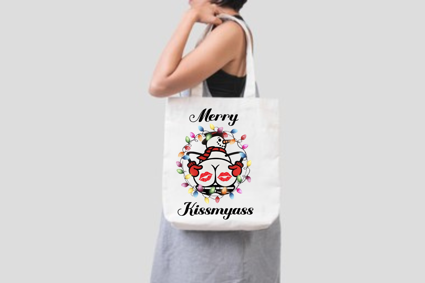 Tote bag - merry kissmyass bag image 0
