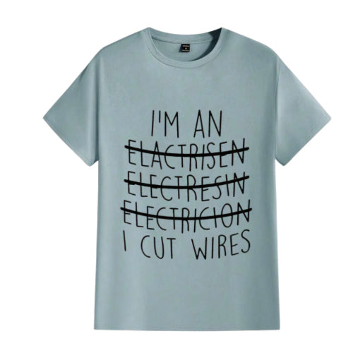 I’m a I cut wires men’s t-shirt  image 2