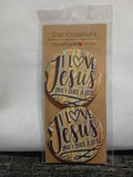 Car coasters  - I love Jesus  image 0