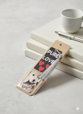 Aluminium bookmark - pure love  image 0